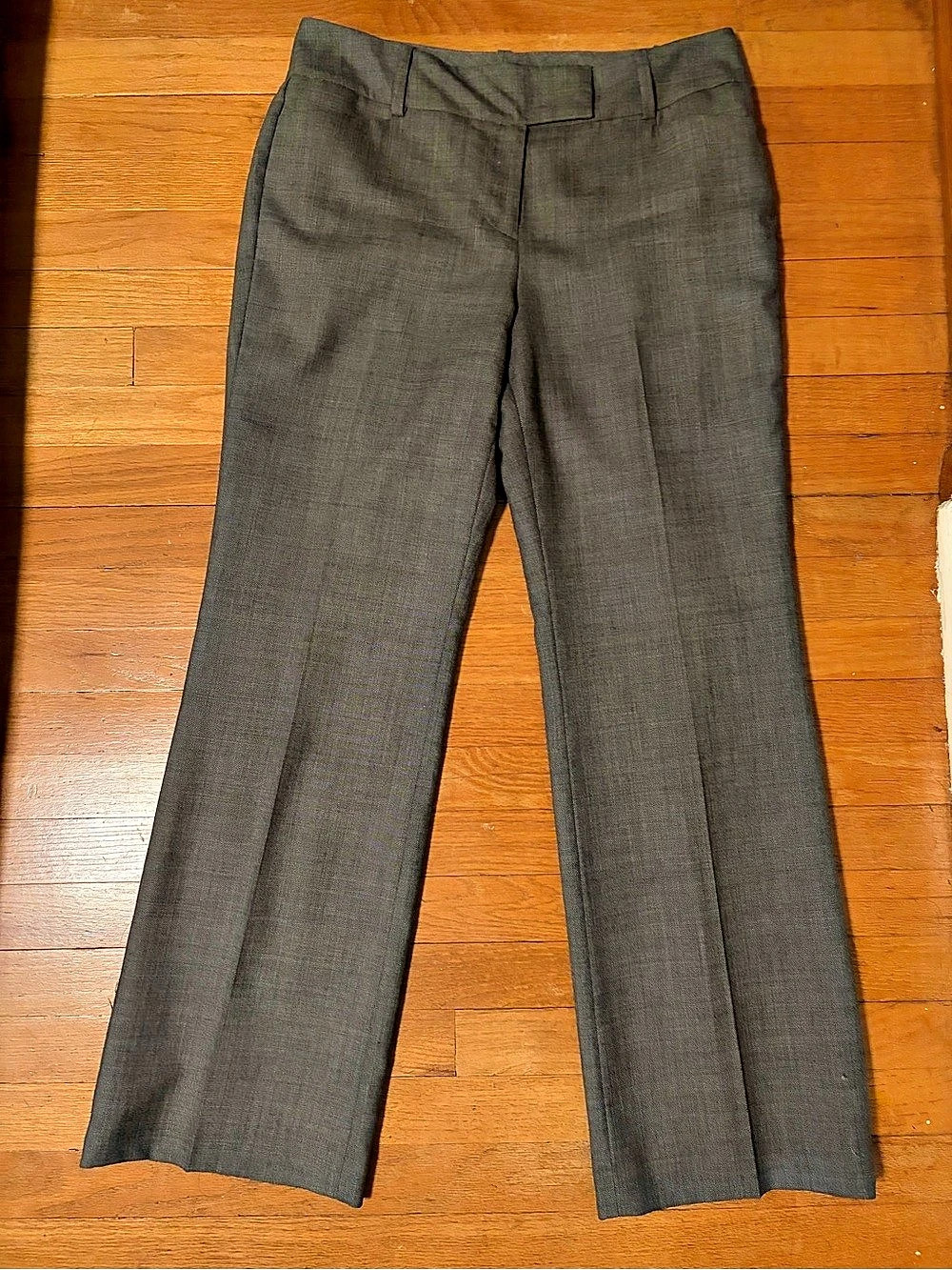 Ann Taylor Signature Fit Trousers Dress Pants in Gray Size 10